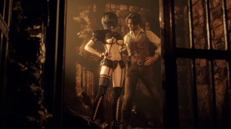 Resident Evil 4 Remake — Сексуальное чёрное бельё для Ады Вонг | AW RE Shadowswift