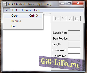 GTA3 Audio Editor v1