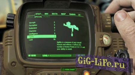 Бесконечные очки движения - спринт / Unlimited Sprint для Fallout 4