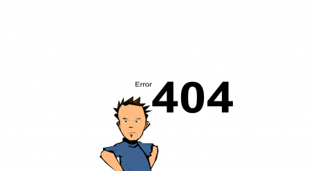 Страничка 404 с говорящим человечком