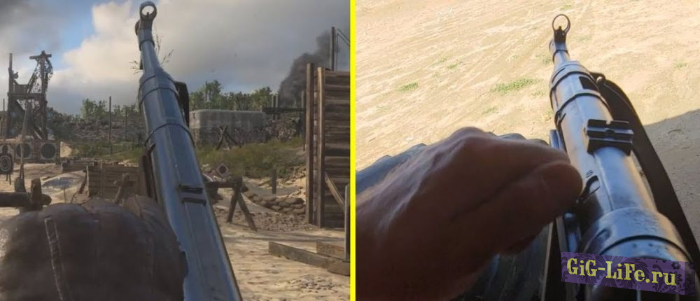 Battlefield 5 и Call of Duty WWII - сравнение оружия с реальными