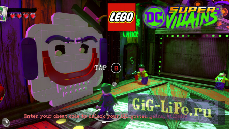 LEGO DC Super-Villains - чит-код на персонажей