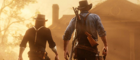 Red Dead Redemption 2 геймплей в 4K — ковбои