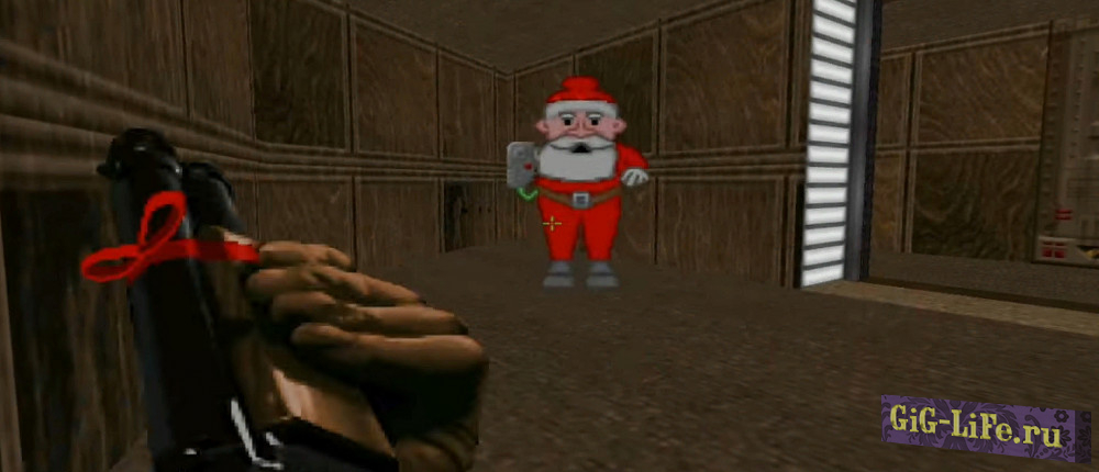 Doom — рождественский мод на VR