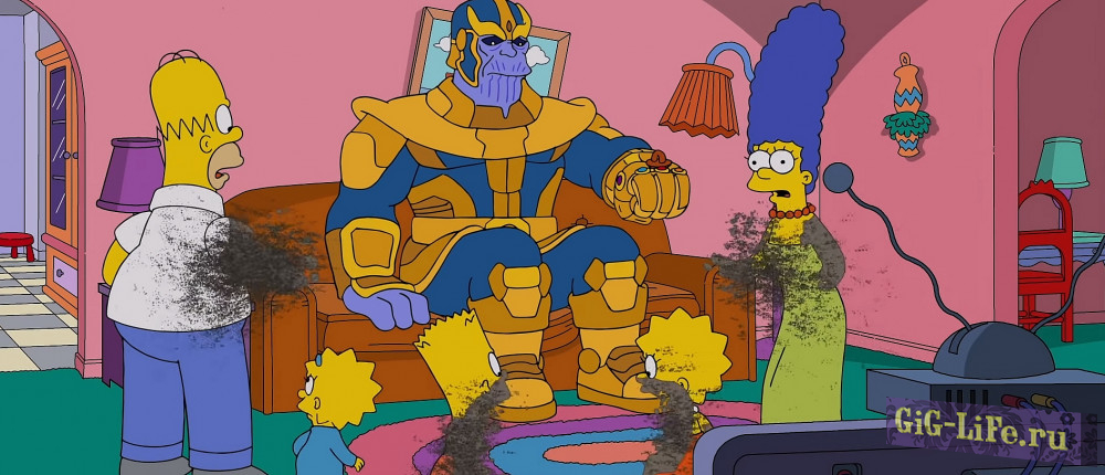 Танос уничтожил Симпсонов — новые серии