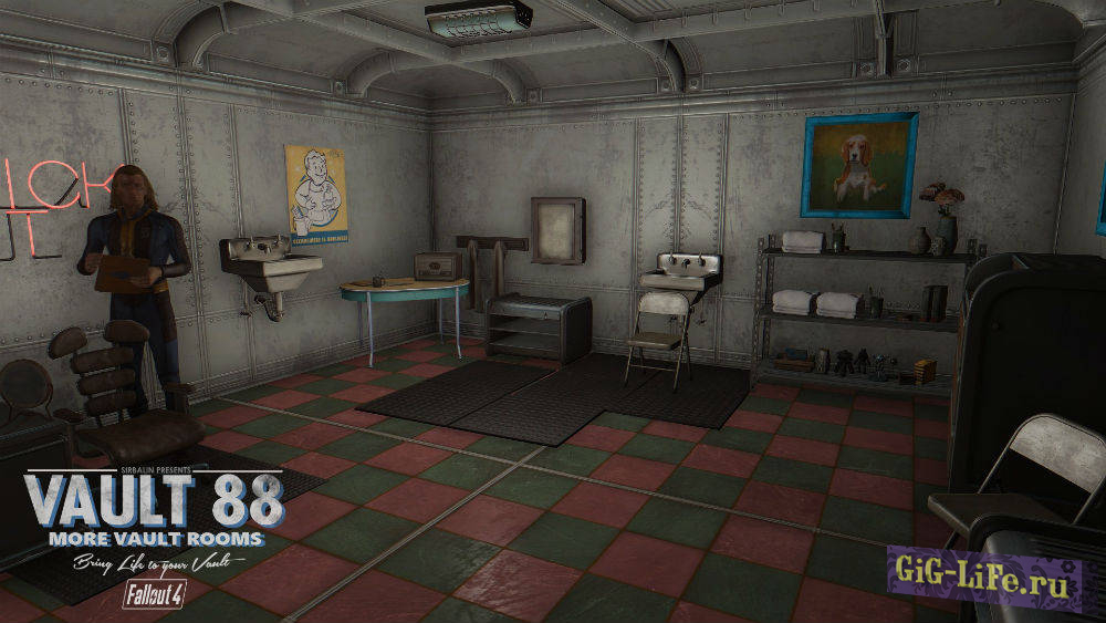 Fallout 4 — Убежище 88 - расширение помещений / Vault 88 - More Vault Rooms