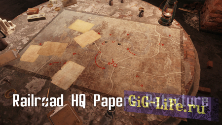 Fallout 4 — Railroad HQ Papers - Ретекстур бумаг/планов Подземки
