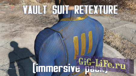 Fallout 4 — Высококачественный ретекстур комбинезонов / VaultSuit Retextur