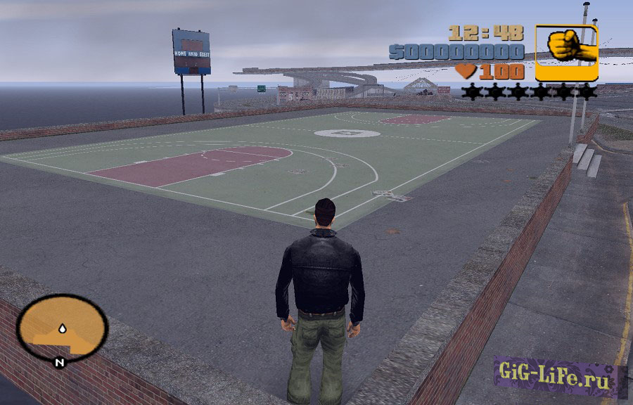 GTA III — Баскетбольная площадка / Basketball Court из GTA IV
