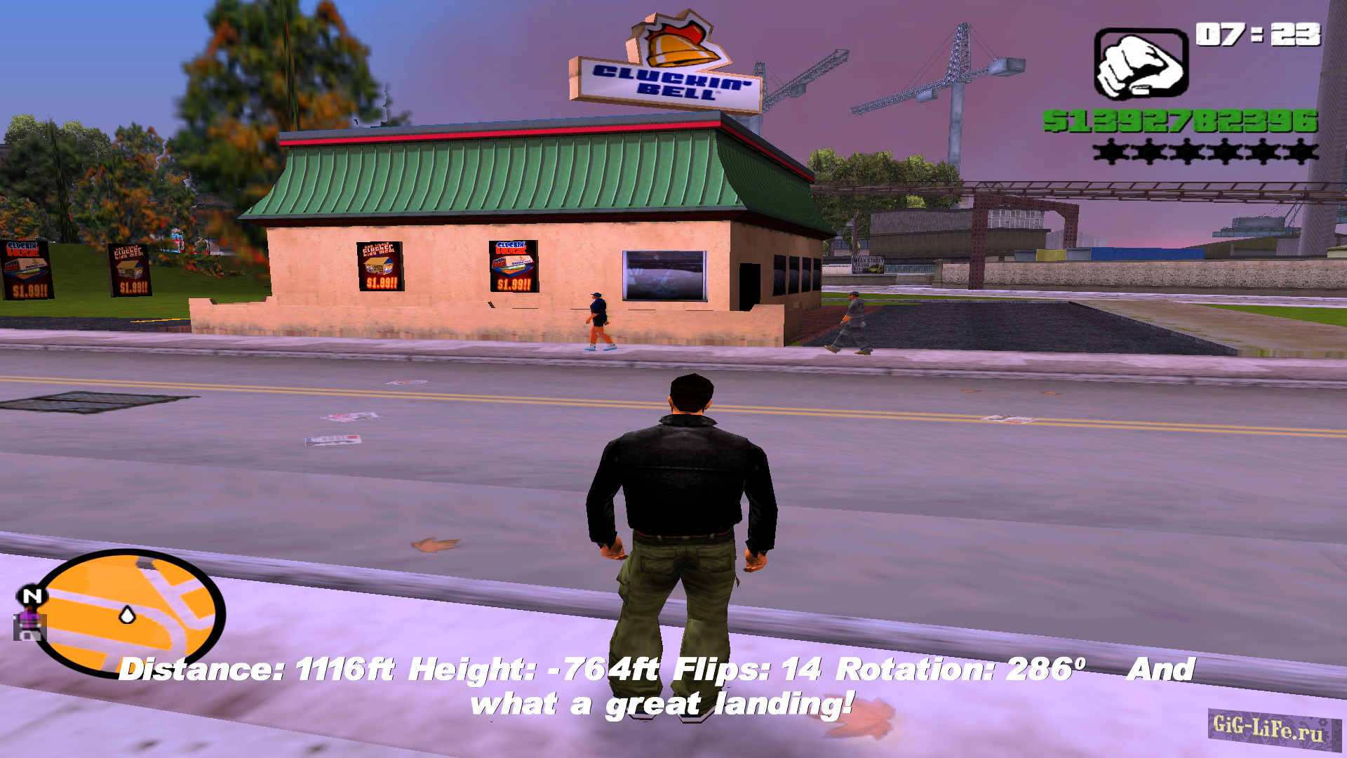 GTA III — Колокольчик / Cluckin' Bell из San Andreas