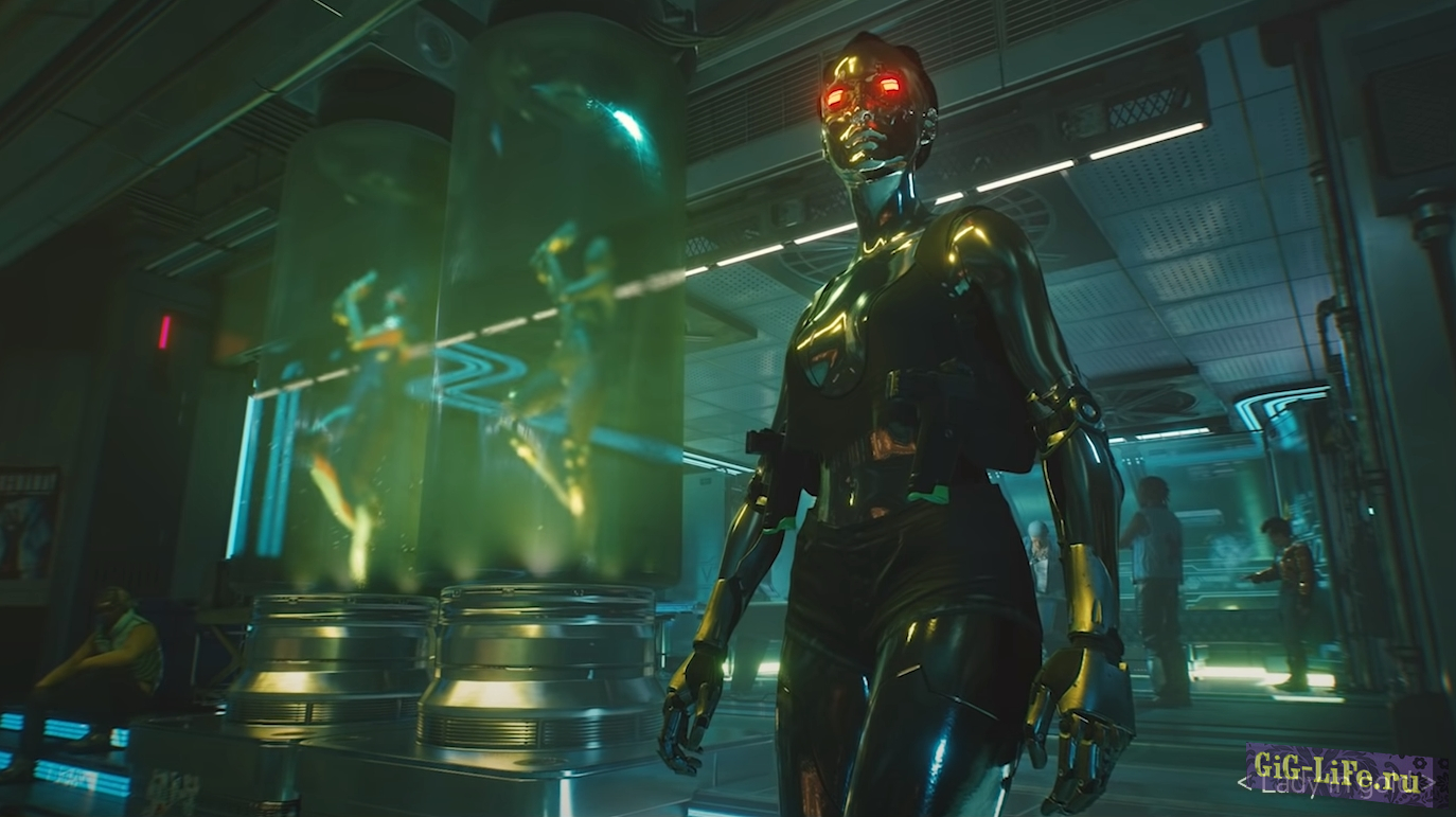 Cyberpunk 2077 — Рынок в Кабуки и золотая девушка на новых скриншотах