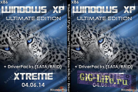 Windows® XP Sp3 XTreme™ Ultimate Edition 04.06.14 + DriverPacks (SATA/RAID) (2014) Русский