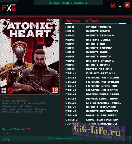 Atomic Heart — Трейнер | Trainer +23