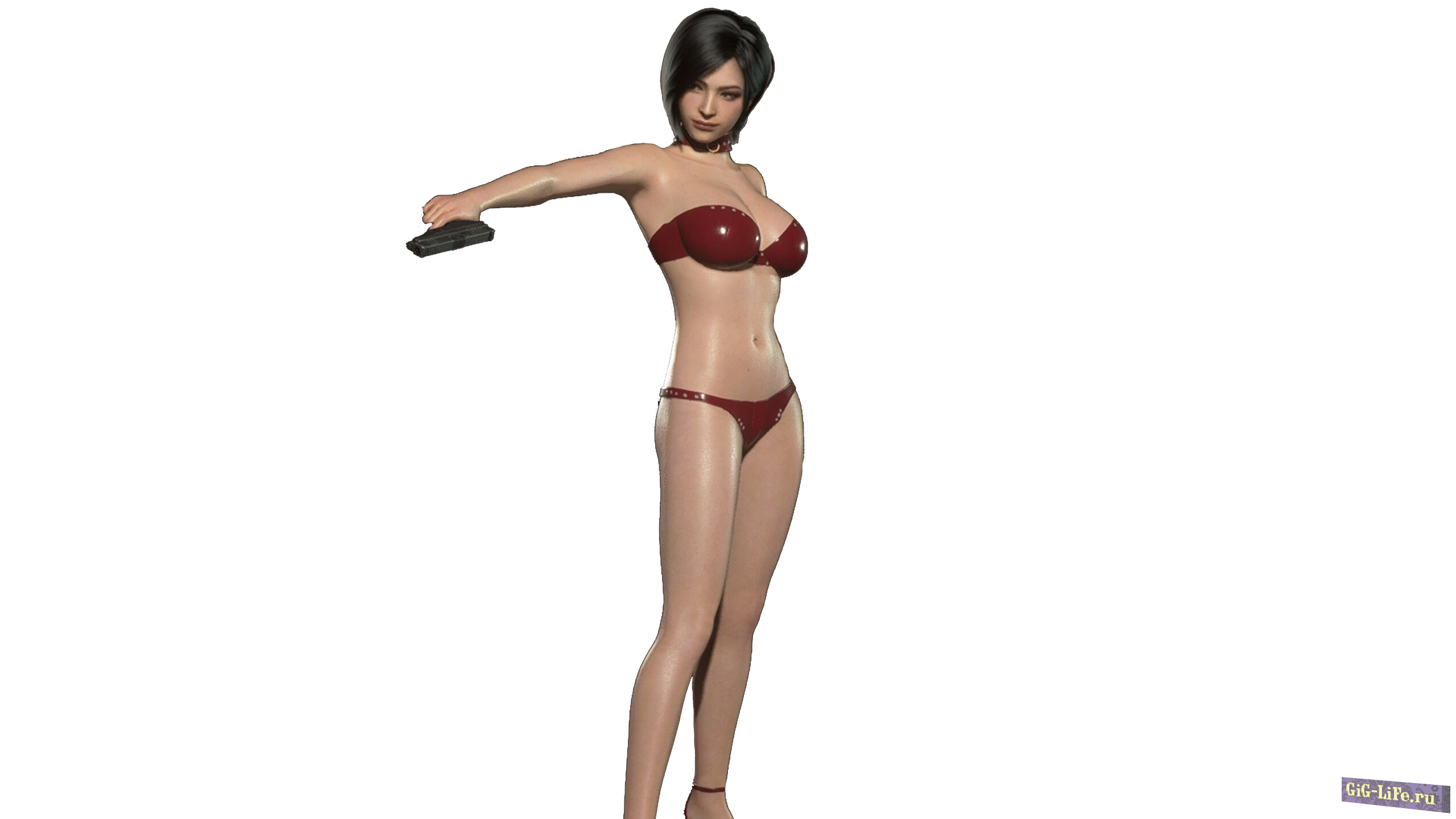 Resident Evil 4 Remake — Красное бикини для Ады Вонг | Ada Red Leather Bikini Addon Pack
