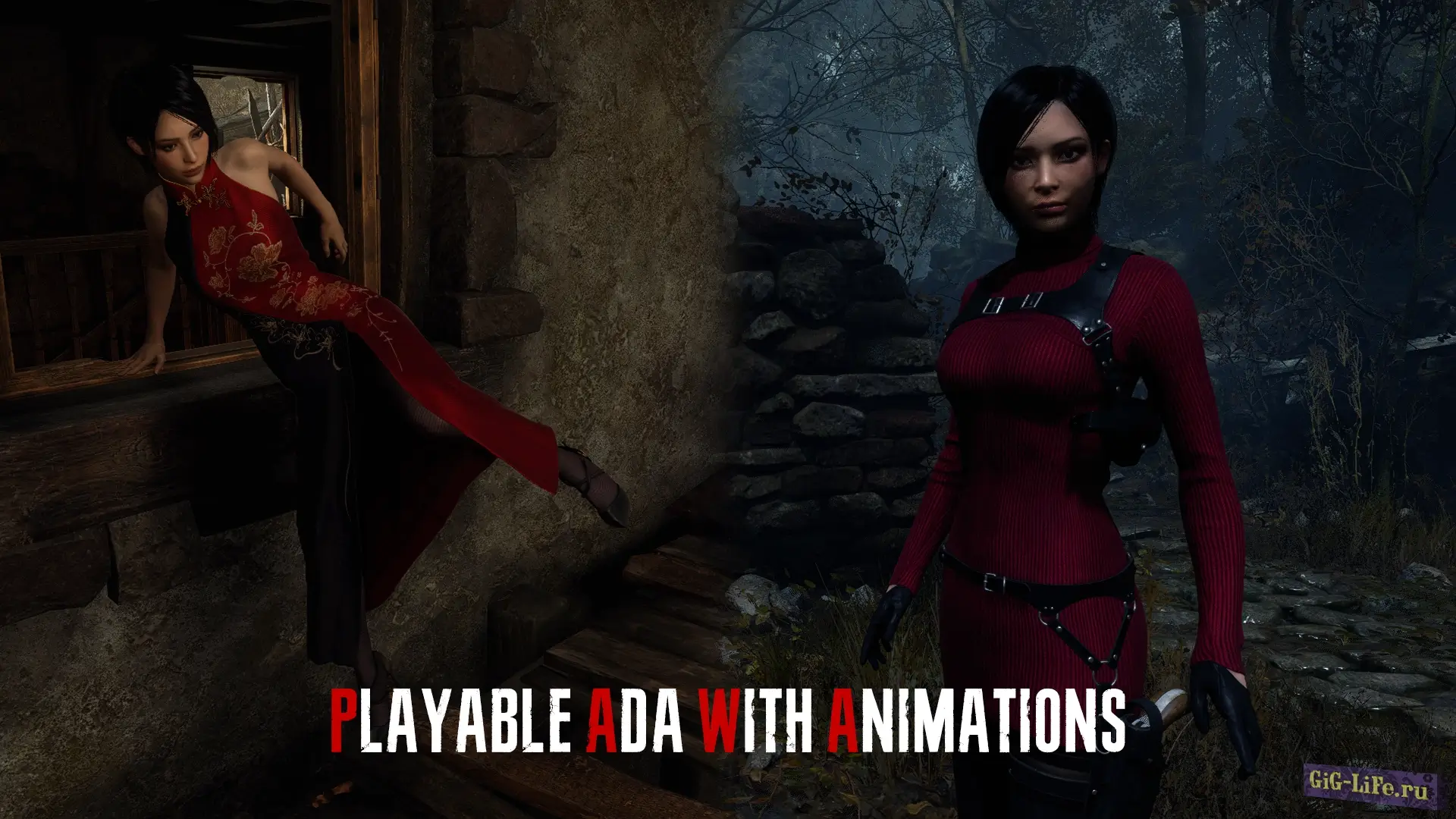 Resident Evil 4 Remake — Игра за Аду Вонг с собственными анимациями | Playable Ada With Animations
