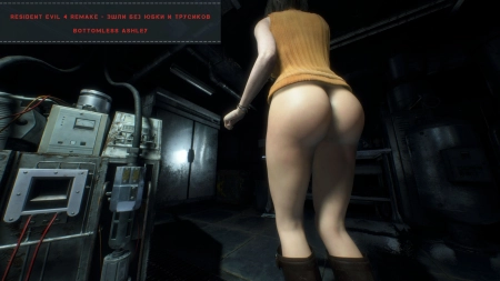 Resident Evil 4 Remake — Эшли без юбки и трусиков | Bottomless Ashley