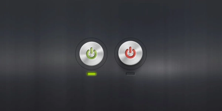 Круглые кнопки с индикацией | Round buttons with indication