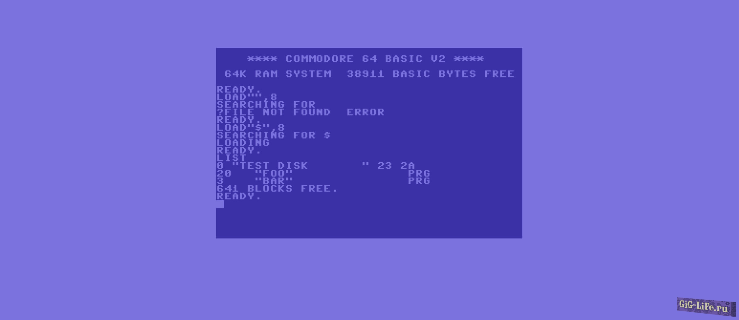 Страница 404 — Интерфейс Commodore 64 | Commodore 64 Interface