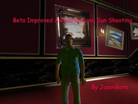 GTA:VC — Улучшенная анимация и стрельба из пистолета | Improved animation and pistol shooting