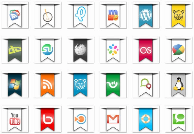 Коллекция иконок социальных сетей и компаний | Collection of icons of social networks and companies