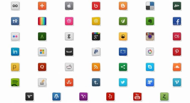 Логотипы всеми любимых ресурсов Интернет | Logos of everyone's favorite Internet resources