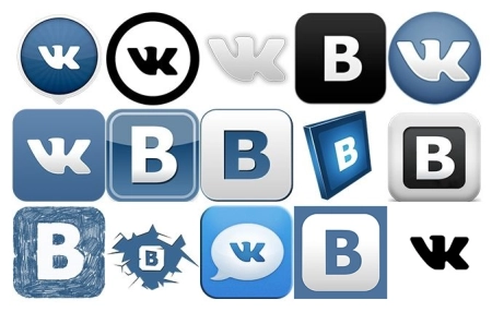 Подборка иконок логотипов социальной сети Вконтакте | A selection of icons and logos of the Vkontakte social network