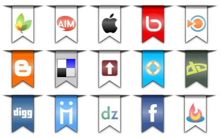 Коллекция иконок соц. сетей и компаний | Collection of icons of social networks and companies