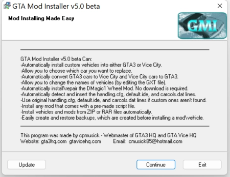 GTA — Установщик модов | Mod Installer