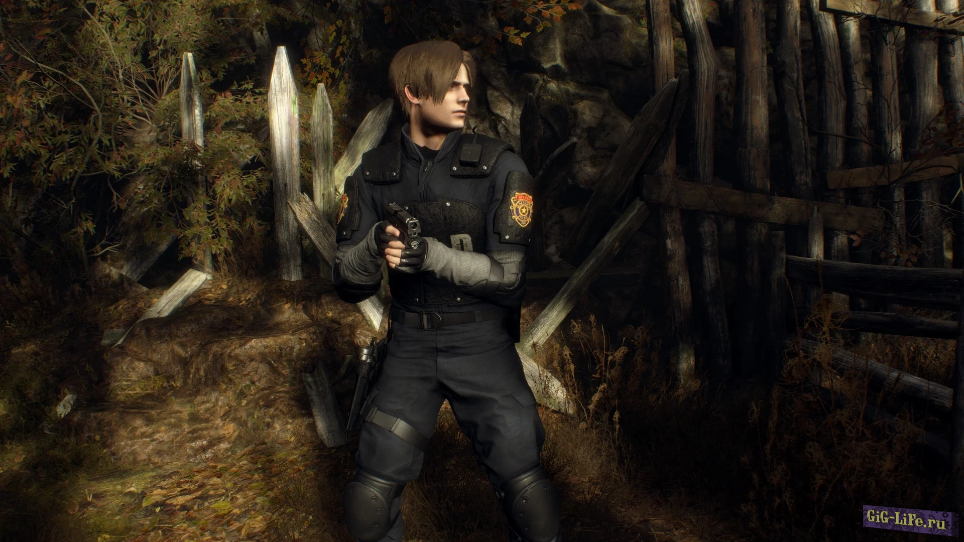 Resident Evil 4 Remake — Ретекстур Леона в полицейской форме | RPD LEON RETEXTURE