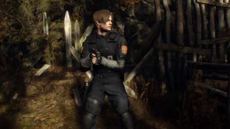 Resident Evil 4 Remake — Ретекстур Леона в полицейской форме | RPD LEON RETEXTURE