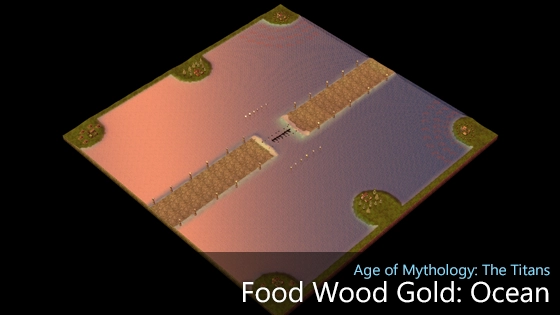 Age of Mythology: The Titans — Карта Food Wood Gold: Ocean