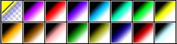 Коллекция трёхцветных градиентов | Collection of three-color gradients