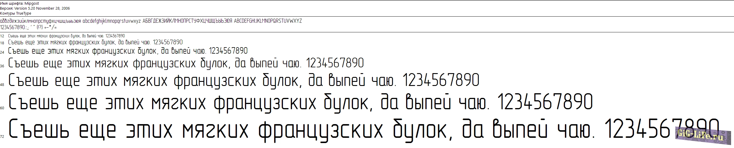 Шрифт — Gost 2.304-81 type-A type-B