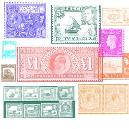 Кисть для фотошопа — Старые марки | Old stamps