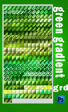 Градиент "Зелёный микс" | Gradient "Green Mix"