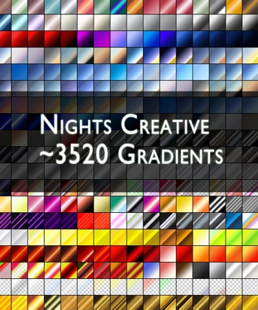 Набор из 3520 градиентов | Set of 3520 gradients