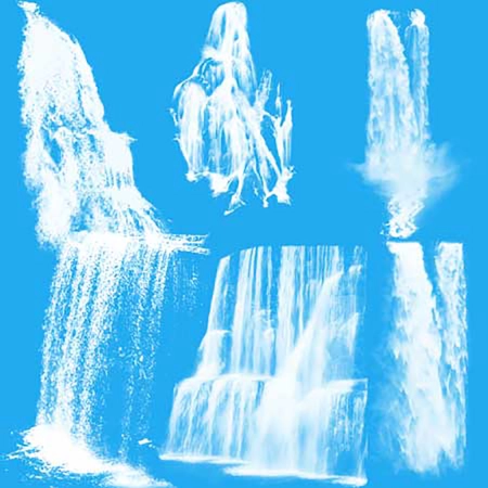 Кисть для фотошопа - Водопады | Waterfalls